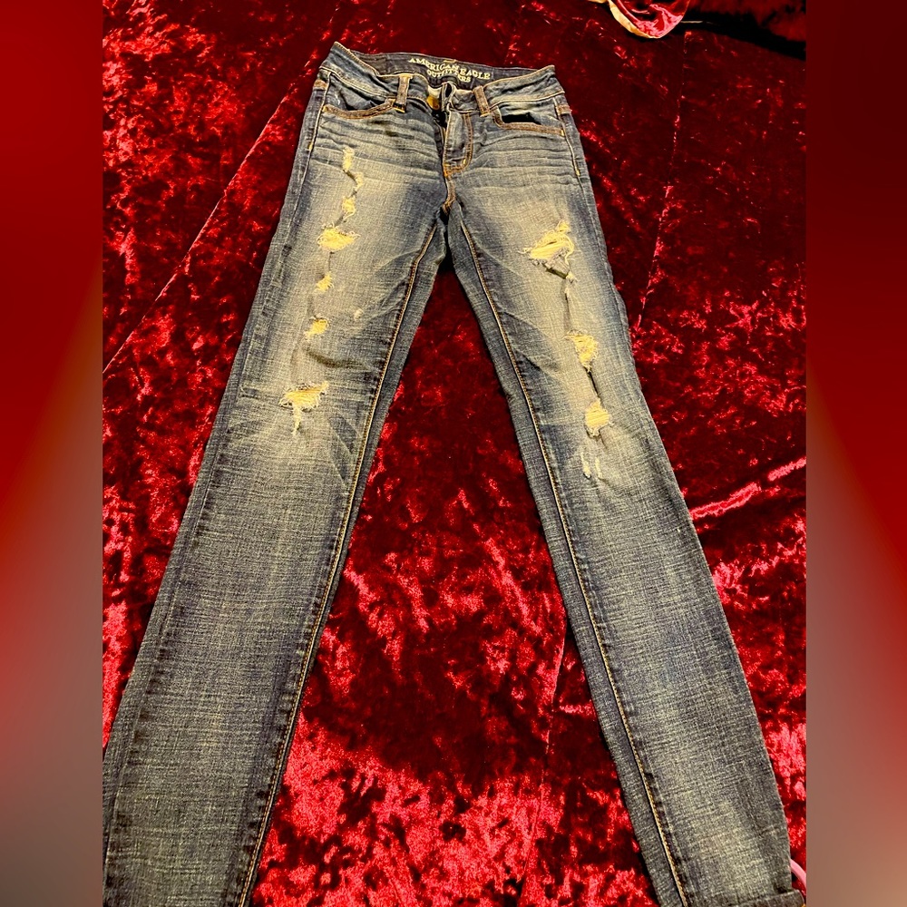 American Eagle Outfitter 🦅Jegging “high rise” Size 00 🌞